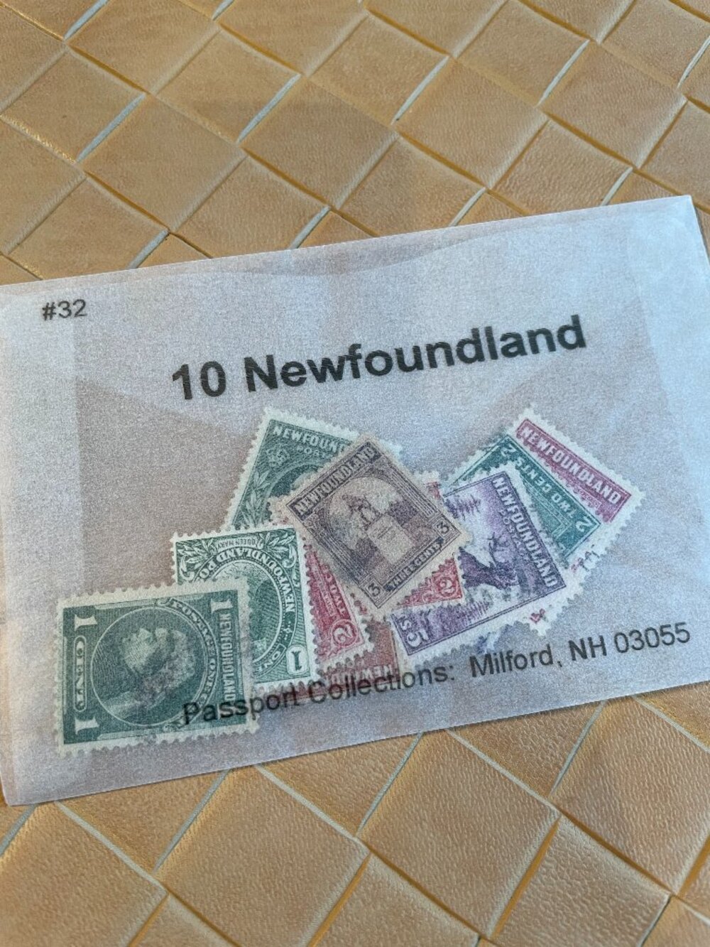10 Newfoundland Stamps Kenmore Stamp Company New